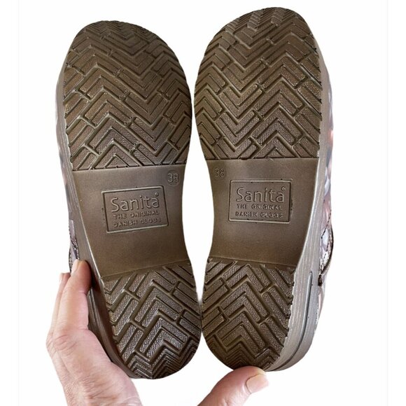 Sanita Danish Clogs The Original Clogs‎ Sz 38 Multicolor Bubble Print - Picture 6 of 9